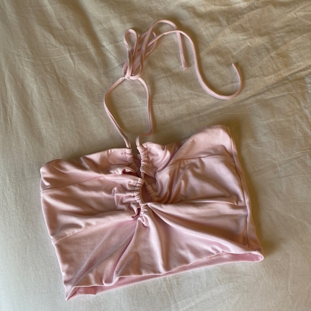 Pink crop